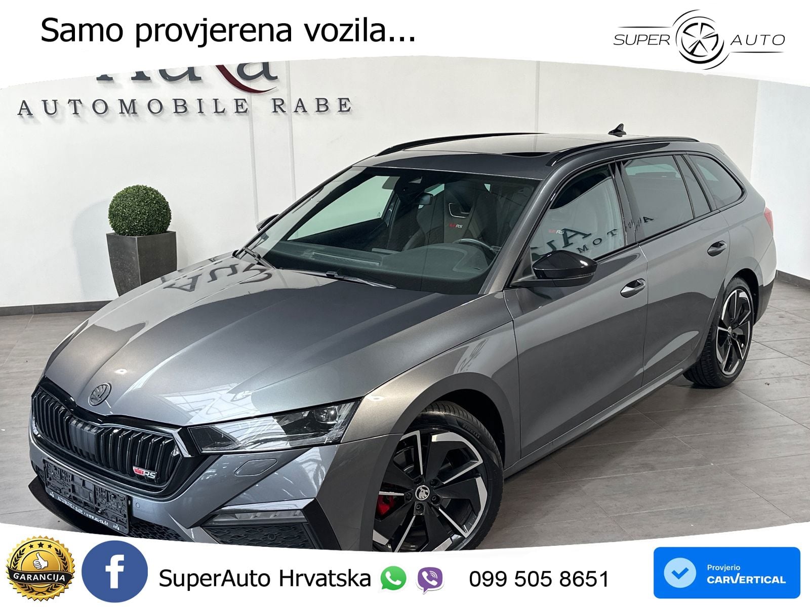 Škoda Octavia Combi RS 2.0 TDI (200 KS) 4x4 DSG