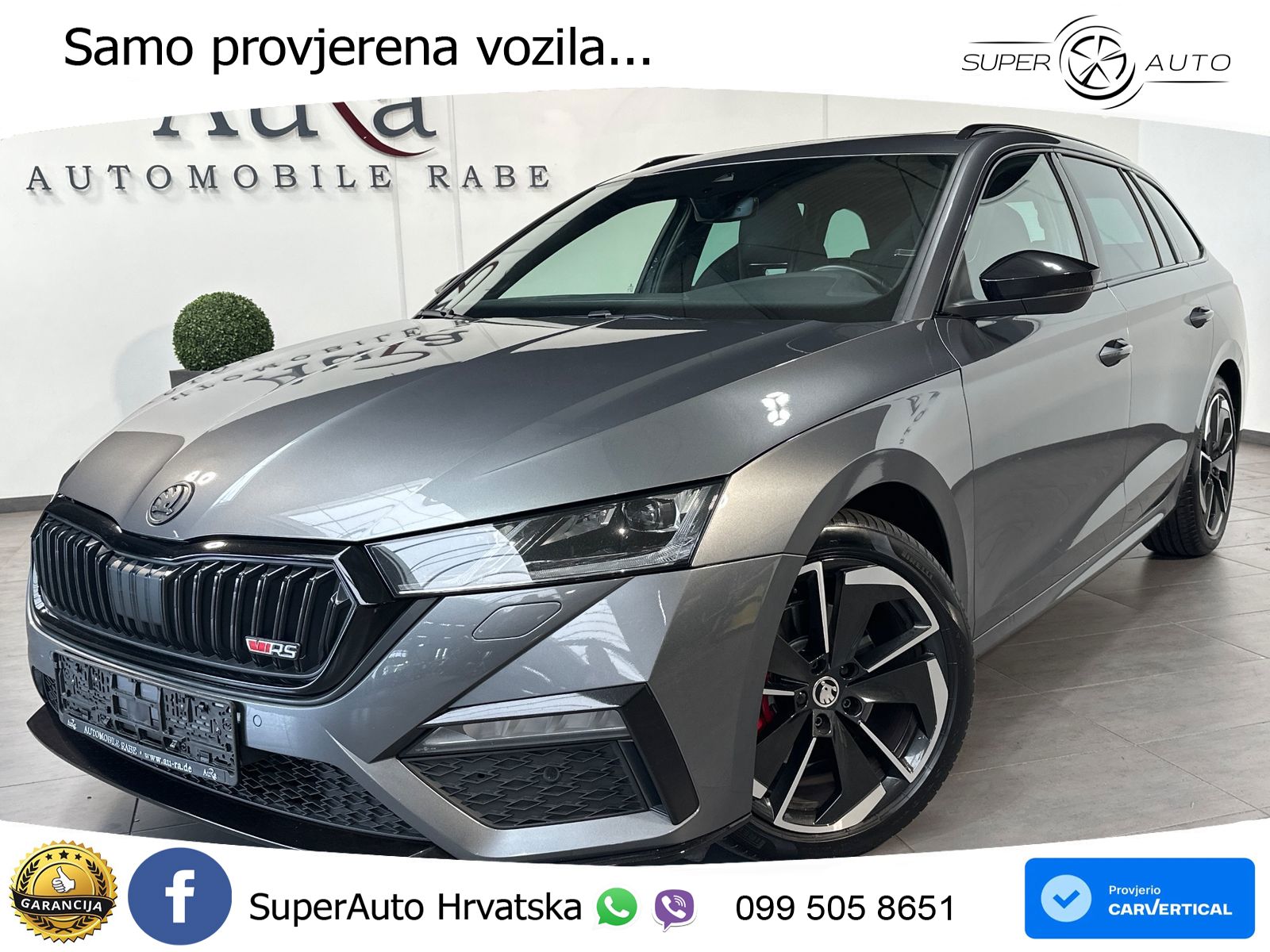 Škoda Octavia Combi RS 2.0 TDI (200 KS) 4x4 DSG