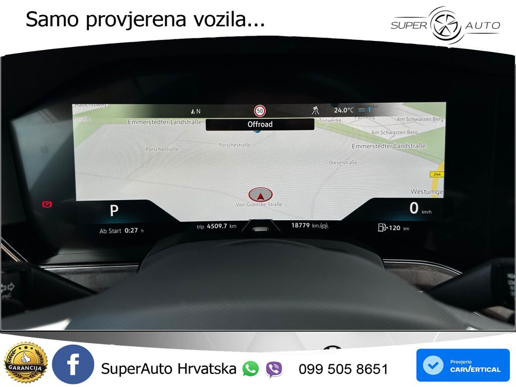 Volkswagen Touareg 3.0 V6 TDI (231 KS) 4MOTION Tiptronic ZRAČNI+ACC+GR SJED+KAM