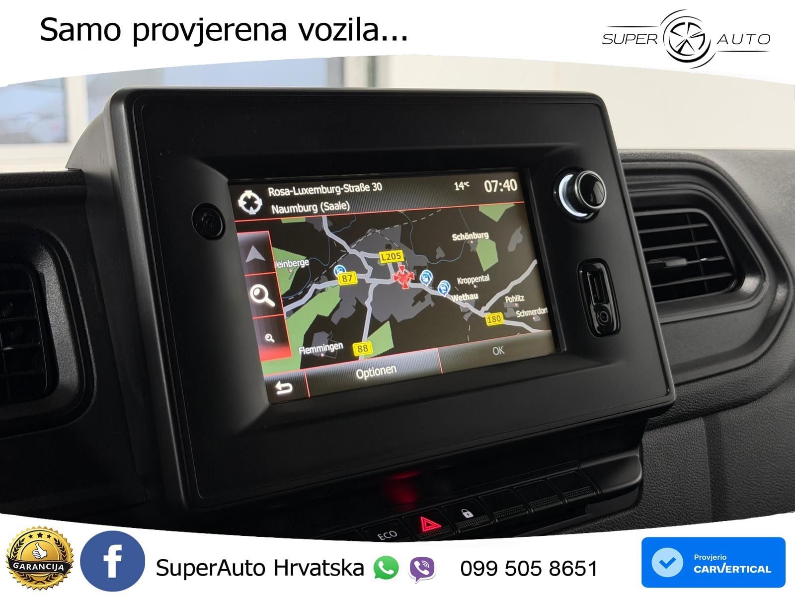 Renault Master Kasten-Doka(7-Si.),L3H2,Klima,Radio,Navi 150 KS