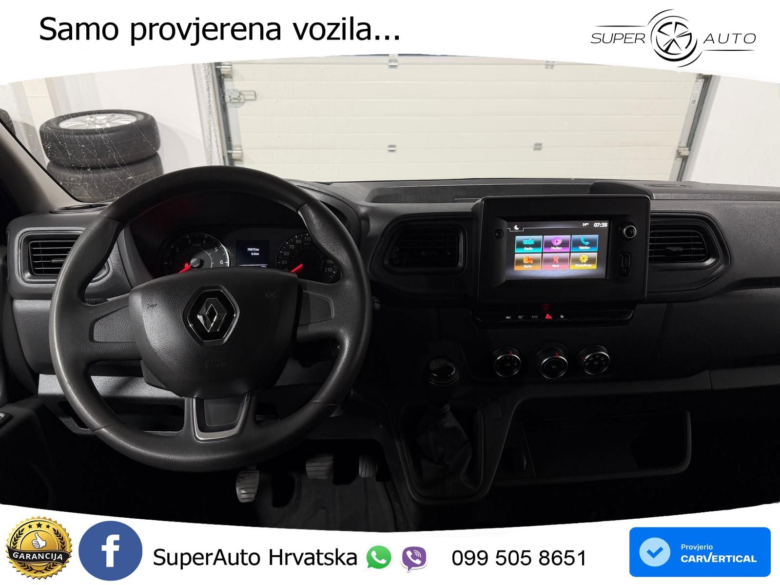 Renault Master Kasten-Doka(7-Si.),L3H2,Klima,Radio,Navi 150 KS