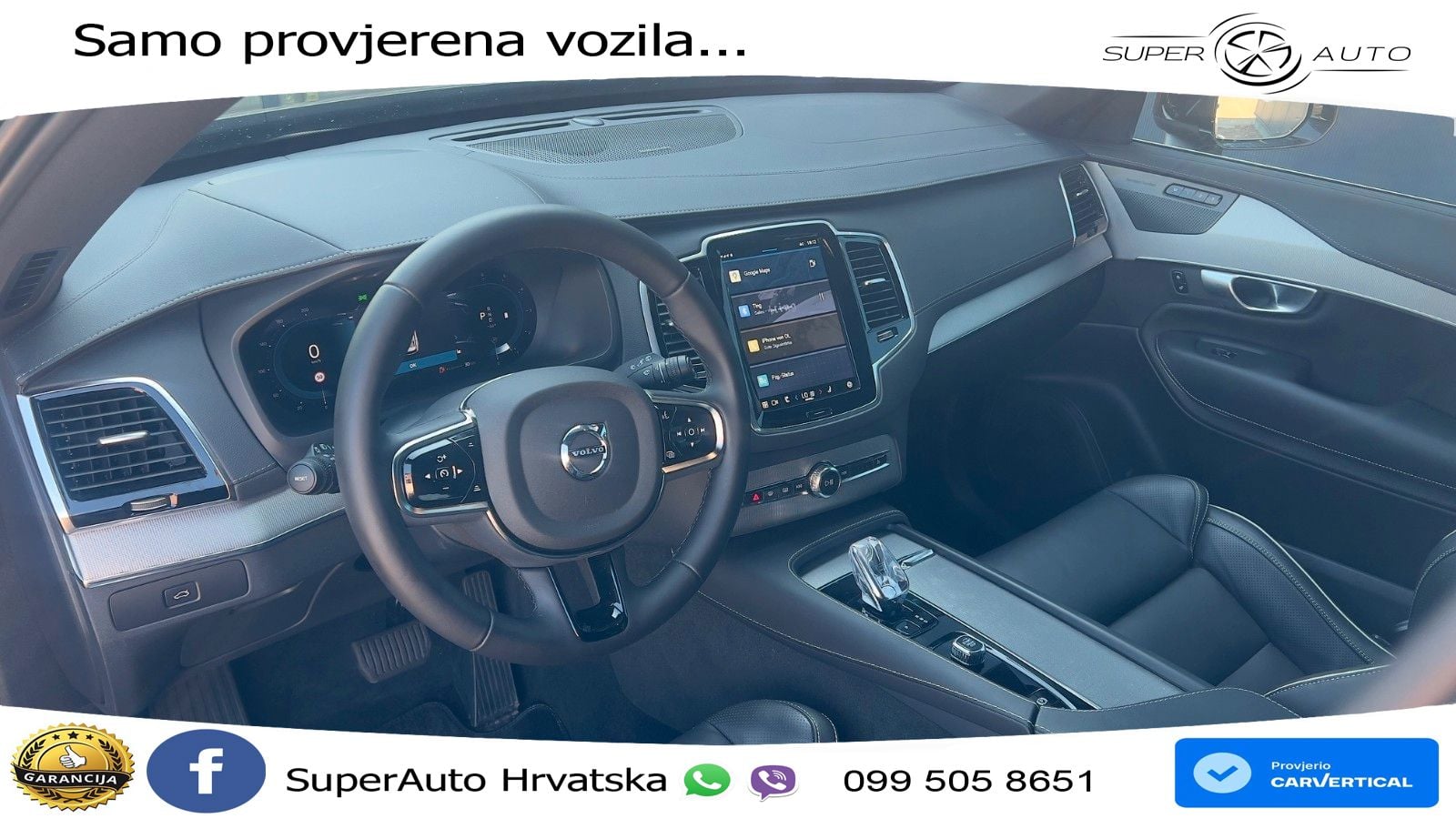 Volvo XC90 2.0 B5 Diesel AWD Automatic ZRAČNI+ACC+GR SJED+360+PANO