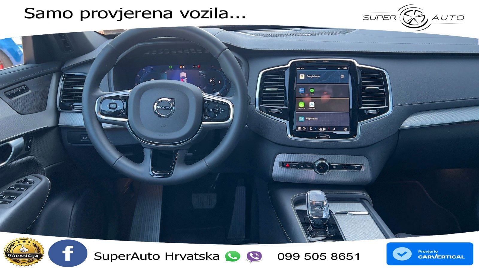Volvo XC90 2.0 B5 Diesel AWD Automatic ZRAČNI+ACC+GR SJED+360+PANO