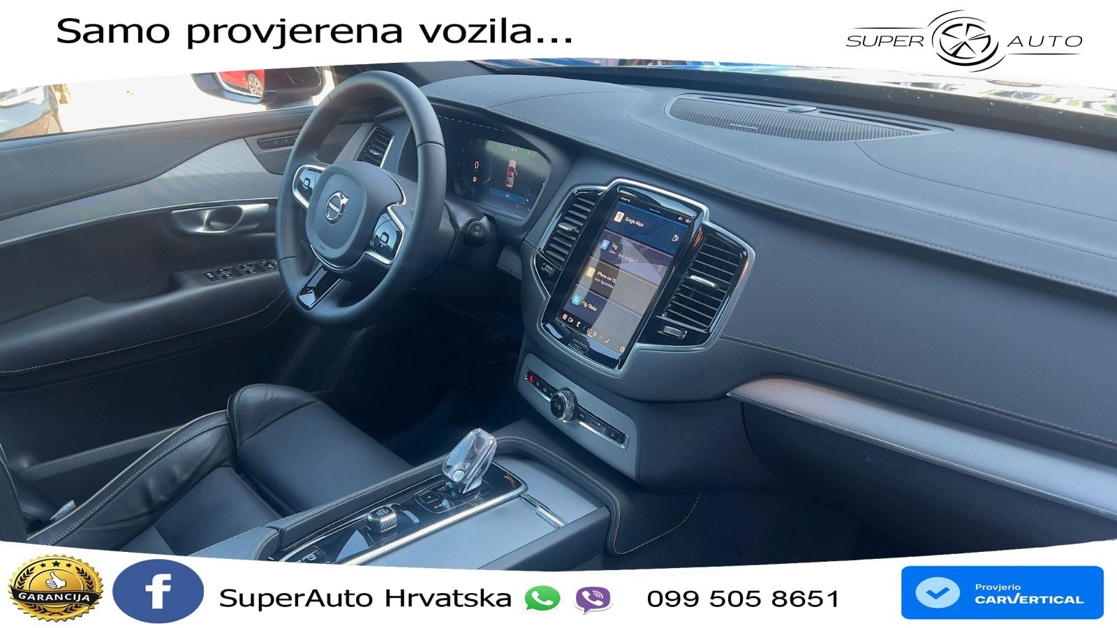 Volvo XC90 2.0 B5 Diesel AWD Automatic ZRAČNI+ACC+GR SJED+360+PANO