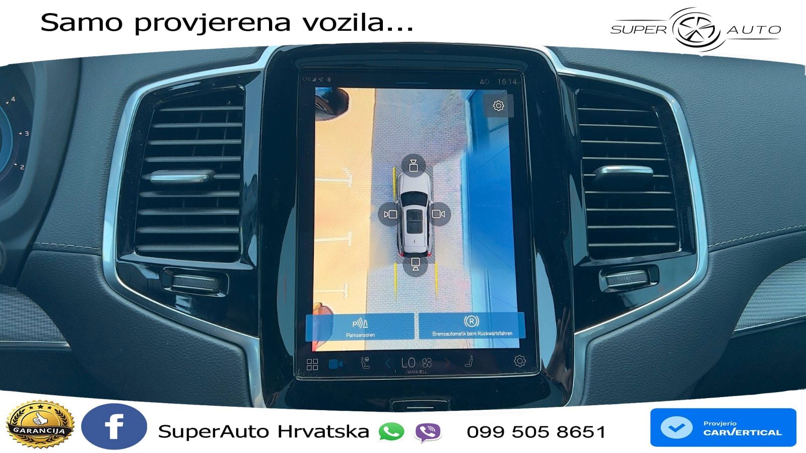 Volvo XC90 2.0 B5 Diesel AWD Automatic ZRAČNI+ACC+GR SJED+360+PANO