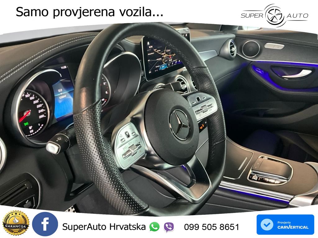 Mercedes GLC Coupe 300d (245 KS) 4MATIC G-TRONIC AMG LED+GR SJED+ACC