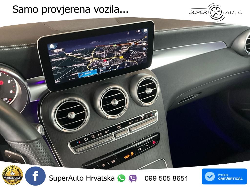 Mercedes GLC Coupe 300d (245 KS) 4MATIC G-TRONIC AMG LED+GR SJED+ACC