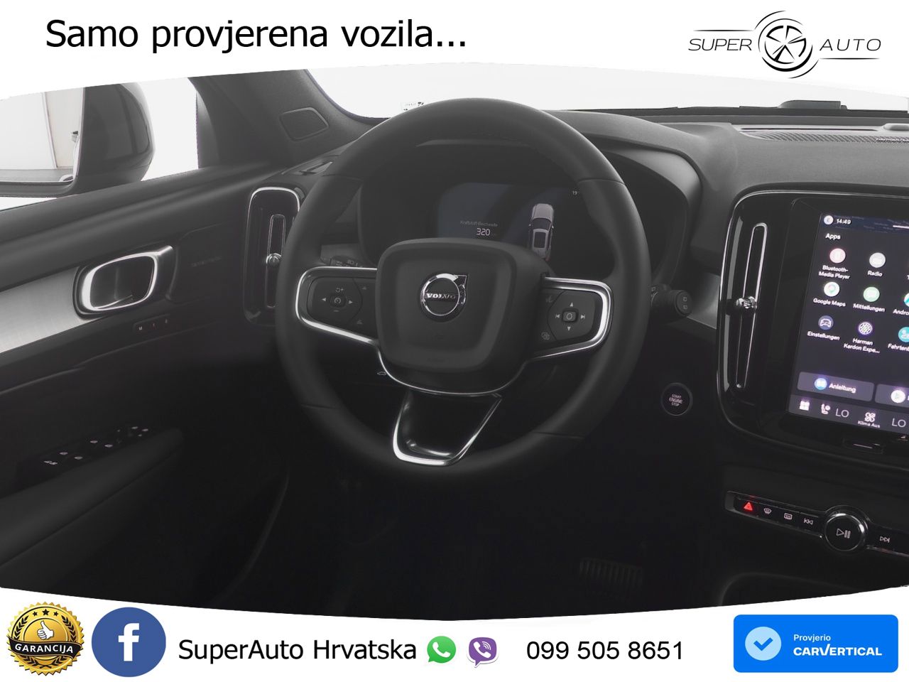 Volvo XC40 2.0 B3 163 KS Automatic ACC+GR SJED+360+PANO