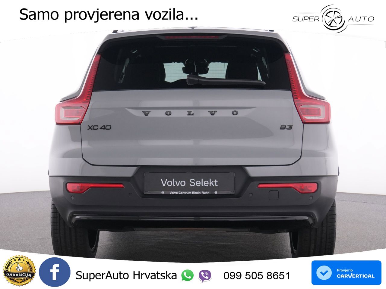 Volvo XC40 2.0 B3 163 KS Automatic ACC+GR SJED+360+PANO