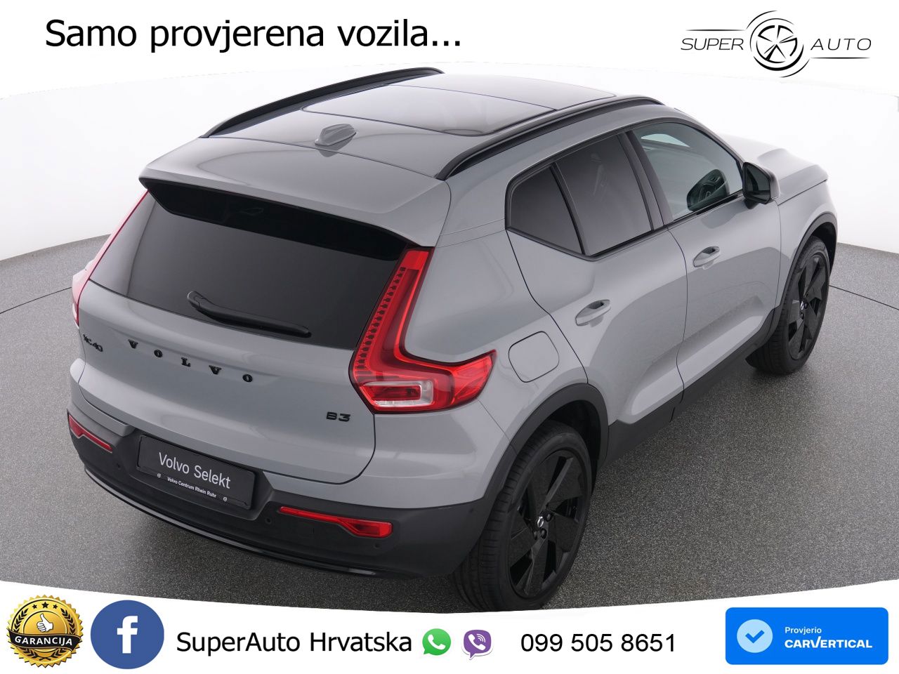 Volvo XC40 2.0 B3 163 KS Automatic ACC+GR SJED+360+PANO