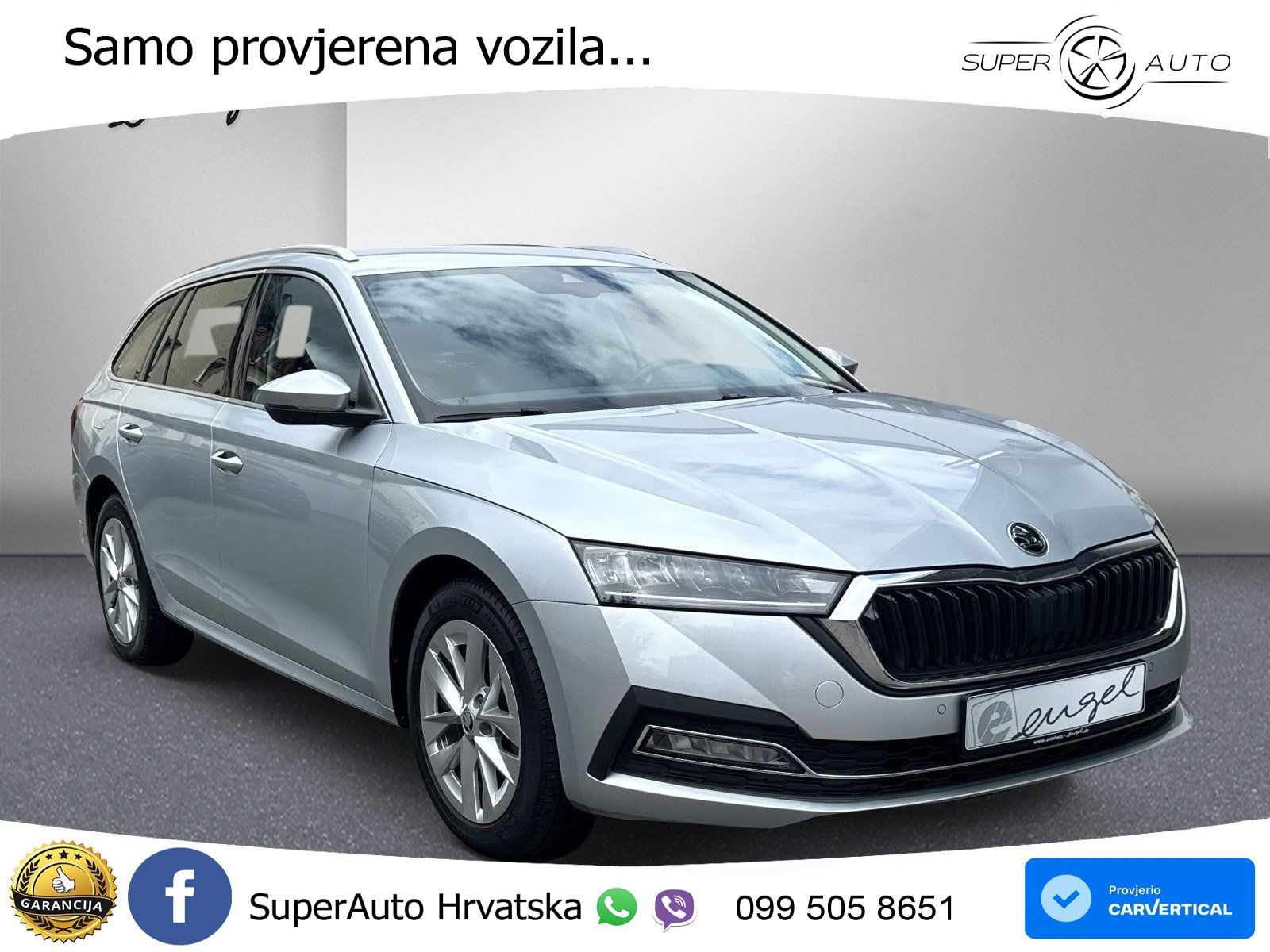 Škoda Octavia Combi 2.0 TDI (150 KS) DSG Selection LED+GR SJED+ACC