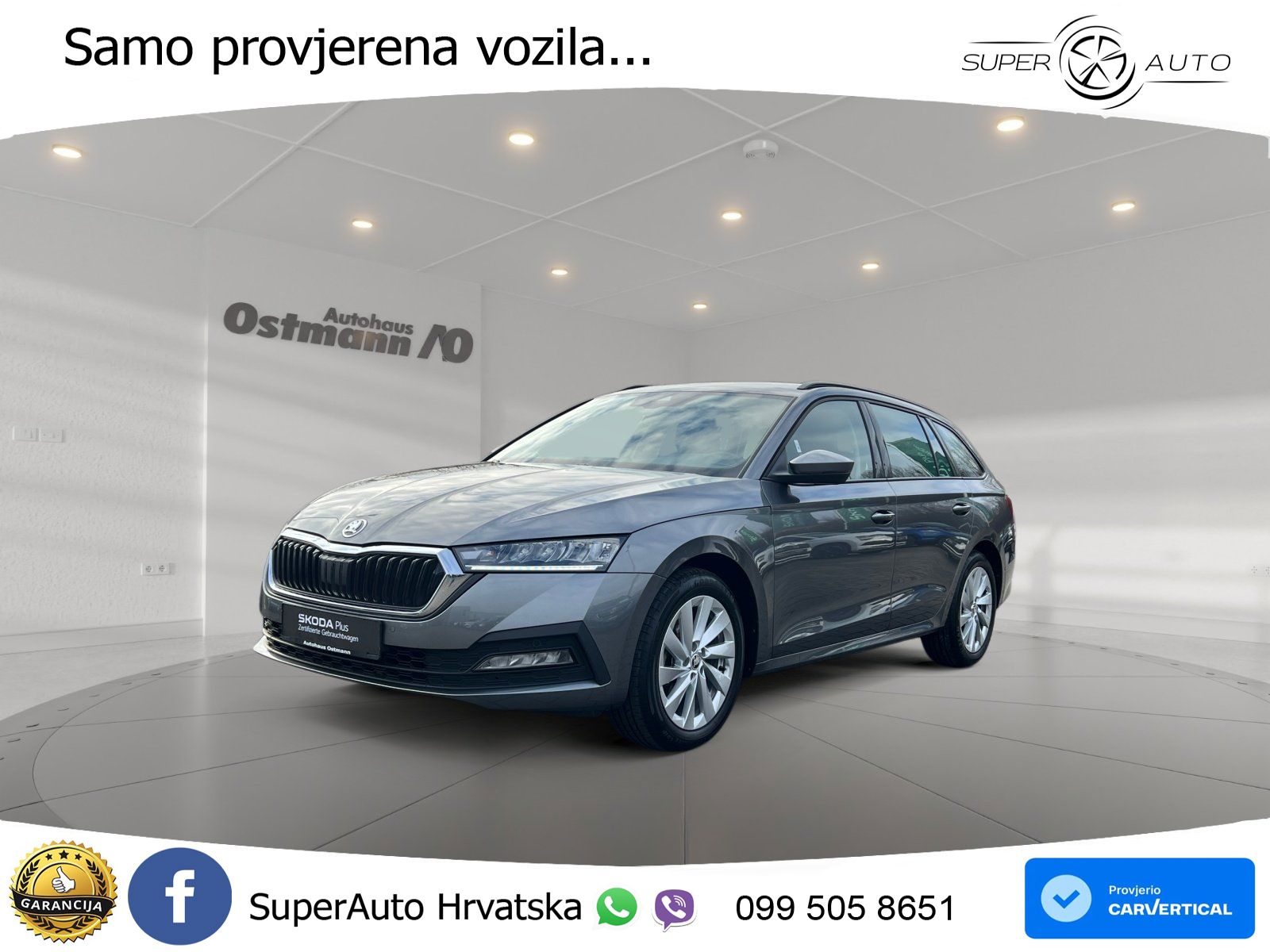 Škoda Octavia Combi 2.0 TDI (150 KS) DSG LED+GR SJED+ACC