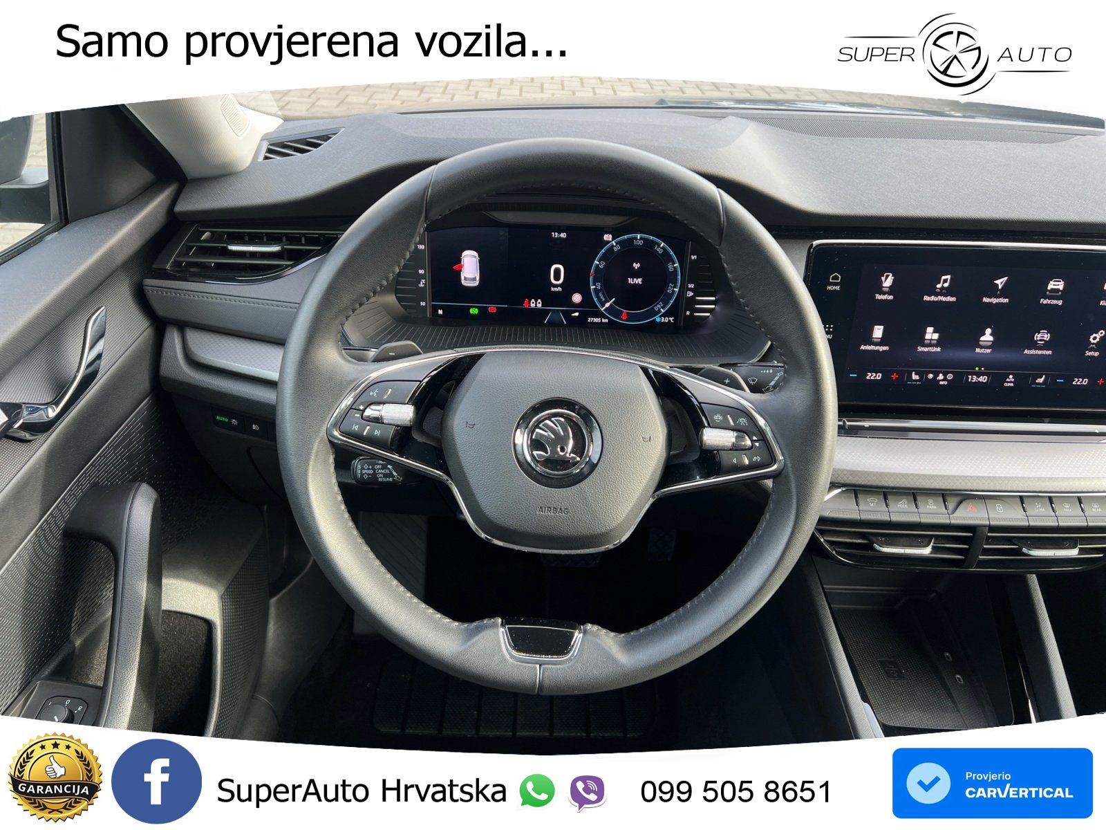 Škoda Octavia Combi 2.0 TDI (150 KS) DSG LED+GR SJED+ACC