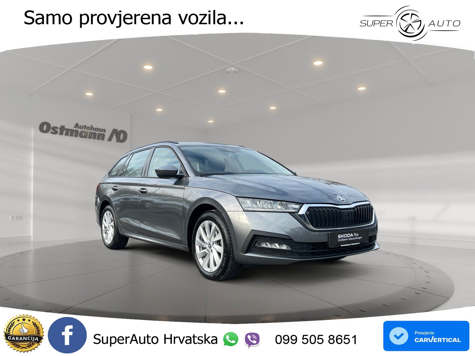 Škoda Octavia Combi 2.0 TDI (150 KS) DSG LED+GR SJED+ACC