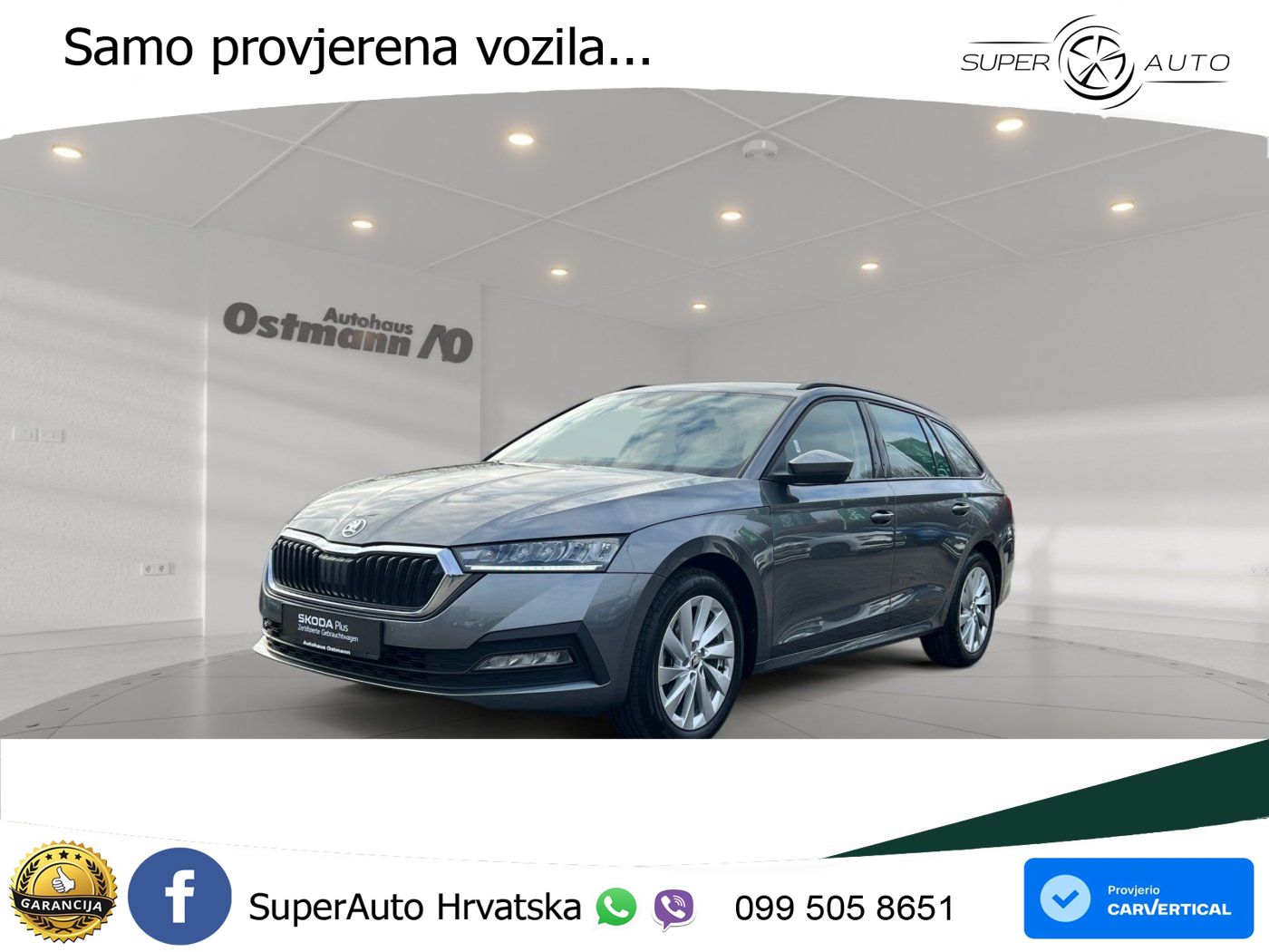 Škoda Octavia Combi 2.0 TDI (150 KS) DSG LED+GR SJED+ACC