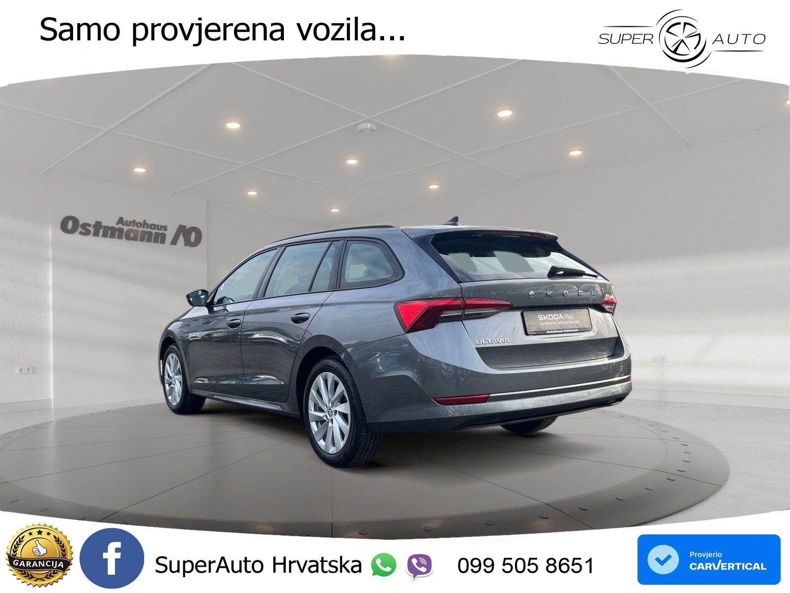 Škoda Octavia Combi 2.0 TDI (150 KS) DSG LED+GR SJED+ACC