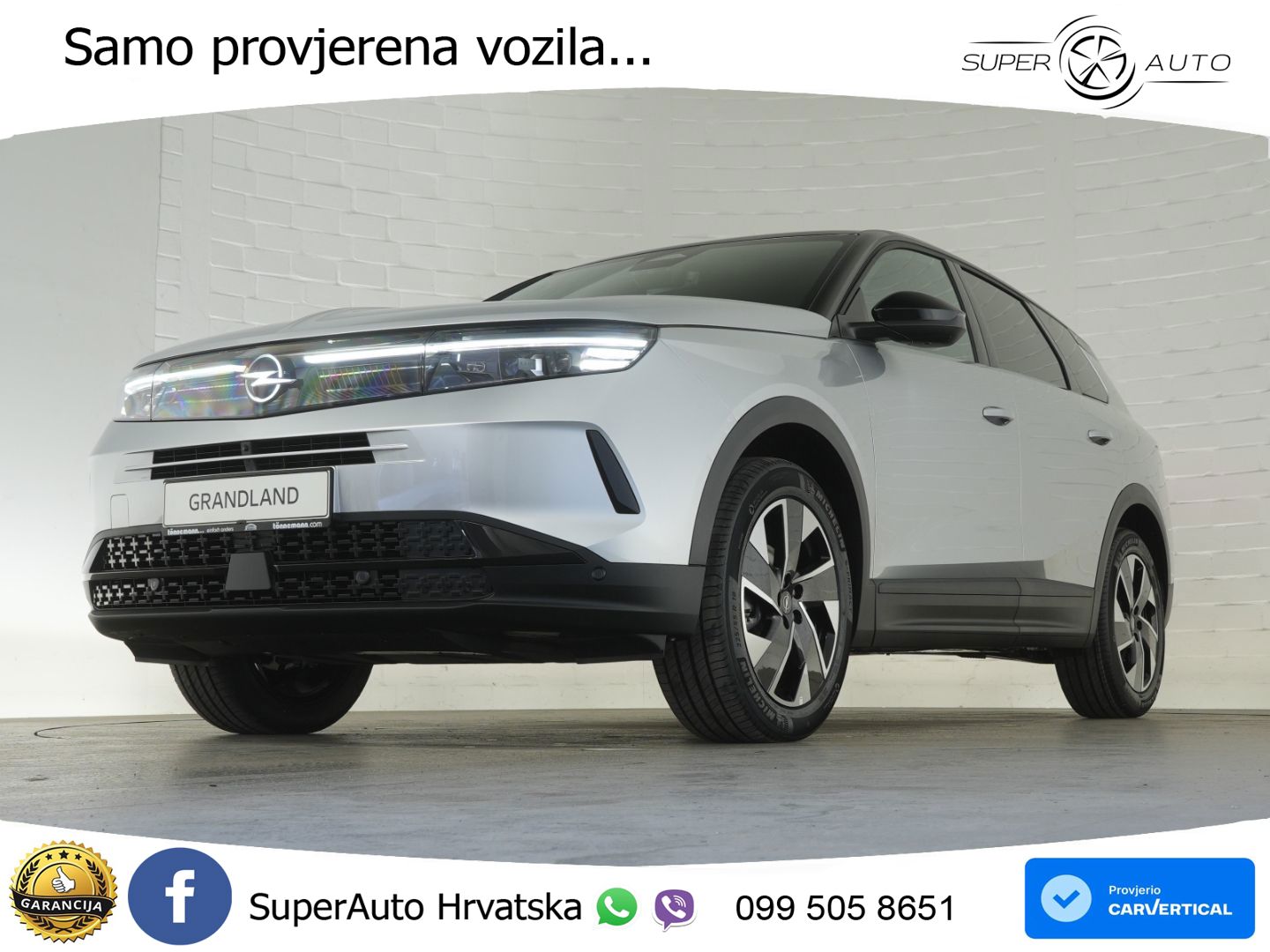 Opel Grandland 1.2 Turbo (145 KS) Hybrid eDCT GS LED+GR SJED+ACC