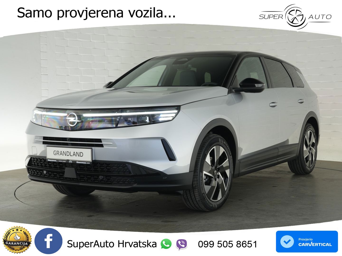 Opel Grandland 1.2 Turbo (145 KS) Hybrid eDCT GS LED+GR SJED+ACC