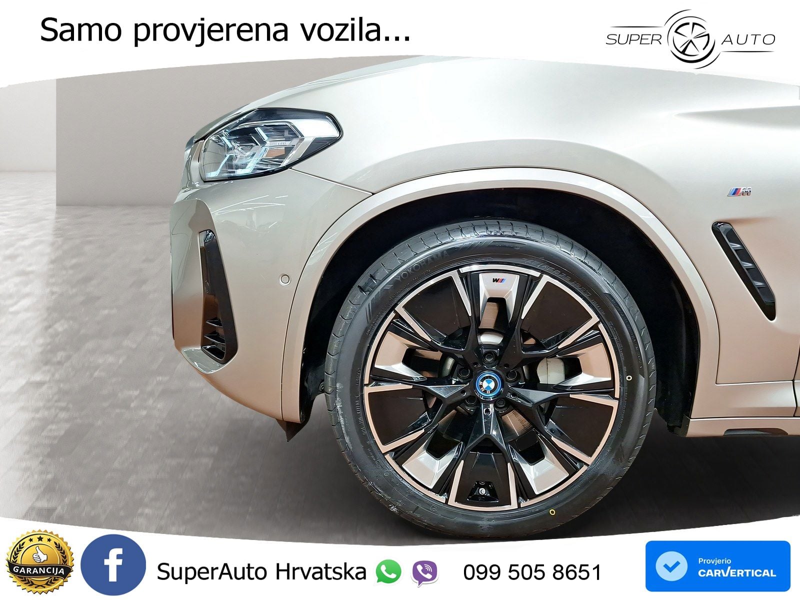 BMW iX3 80 kWh (286 KS) M Sport