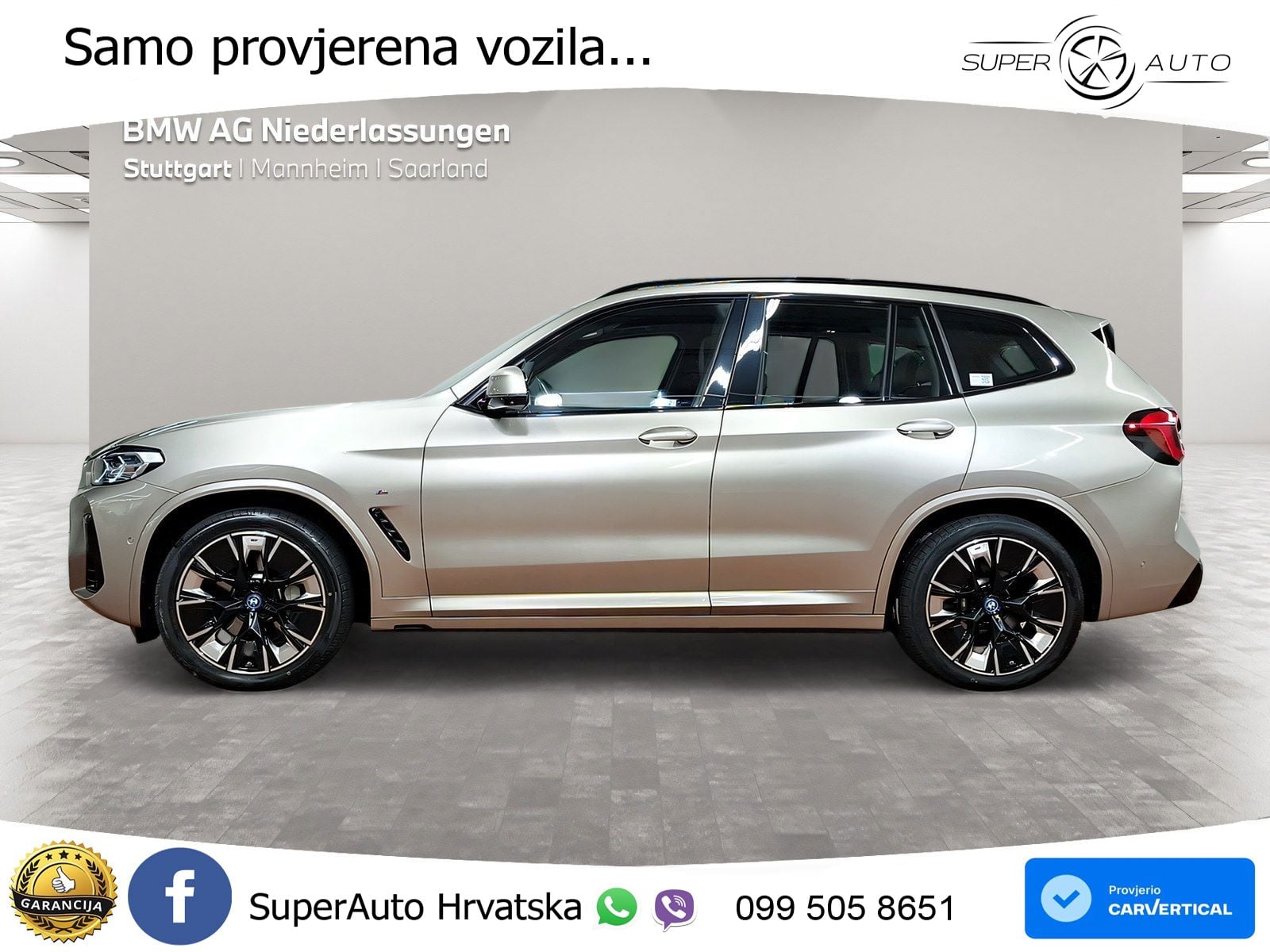 BMW iX3 80 kWh (286 KS) M Sport