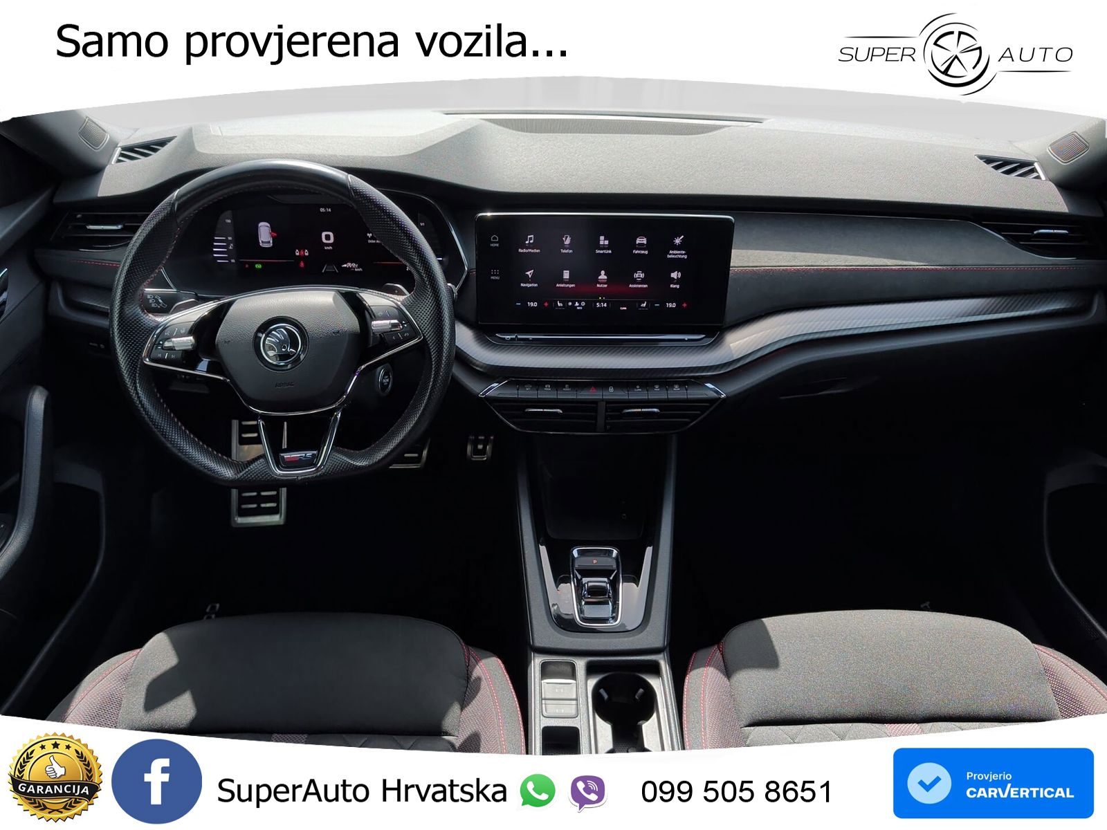 Škoda Octavia Combi RS 2.0 TSI (245 KS) DSG LED+GR SJED+ACC