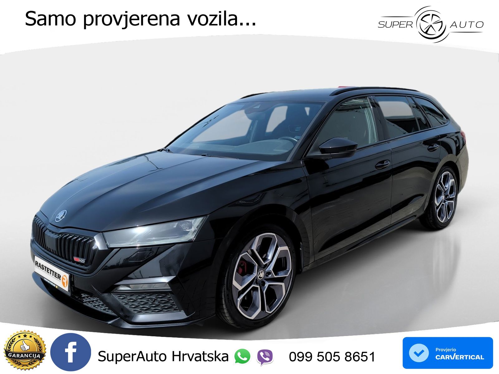 Škoda Octavia Combi RS 2.0 TSI (245 KS) DSG LED+GR SJED+ACC