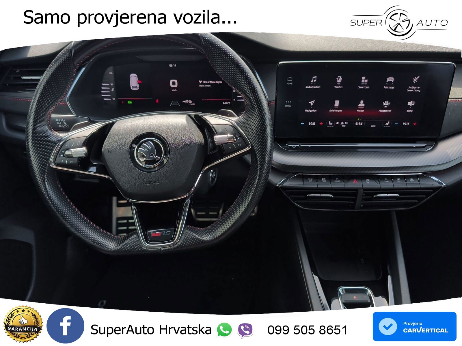 Škoda Octavia Combi RS 2.0 TSI (245 KS) DSG LED+GR SJED+ACC