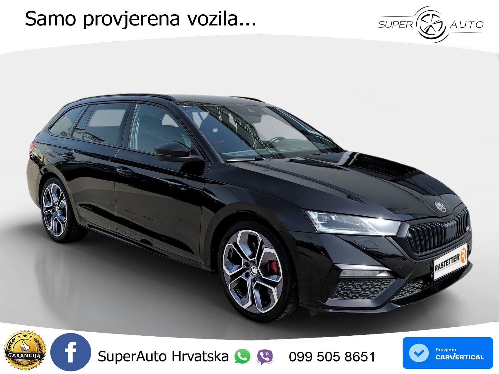 Škoda Octavia Combi RS 2.0 TSI (245 KS) DSG LED+GR SJED+ACC