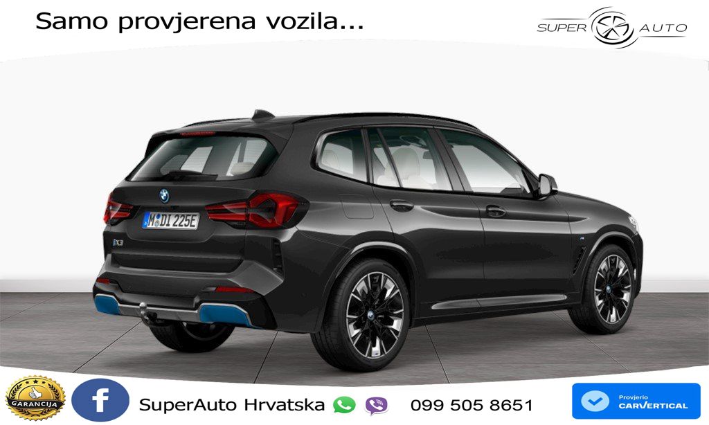 BMW iX3 80 kWh (286 KS) M Sport LED+GR SJED+ACC