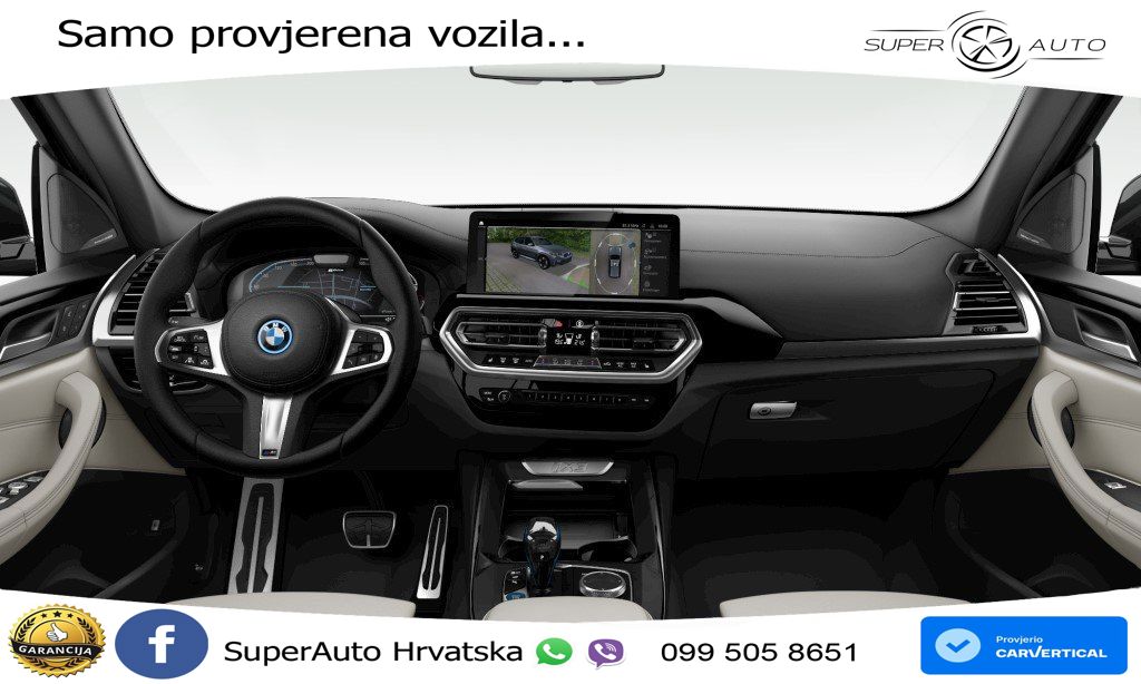 BMW iX3 80 kWh (286 KS) M Sport LED+GR SJED+ACC