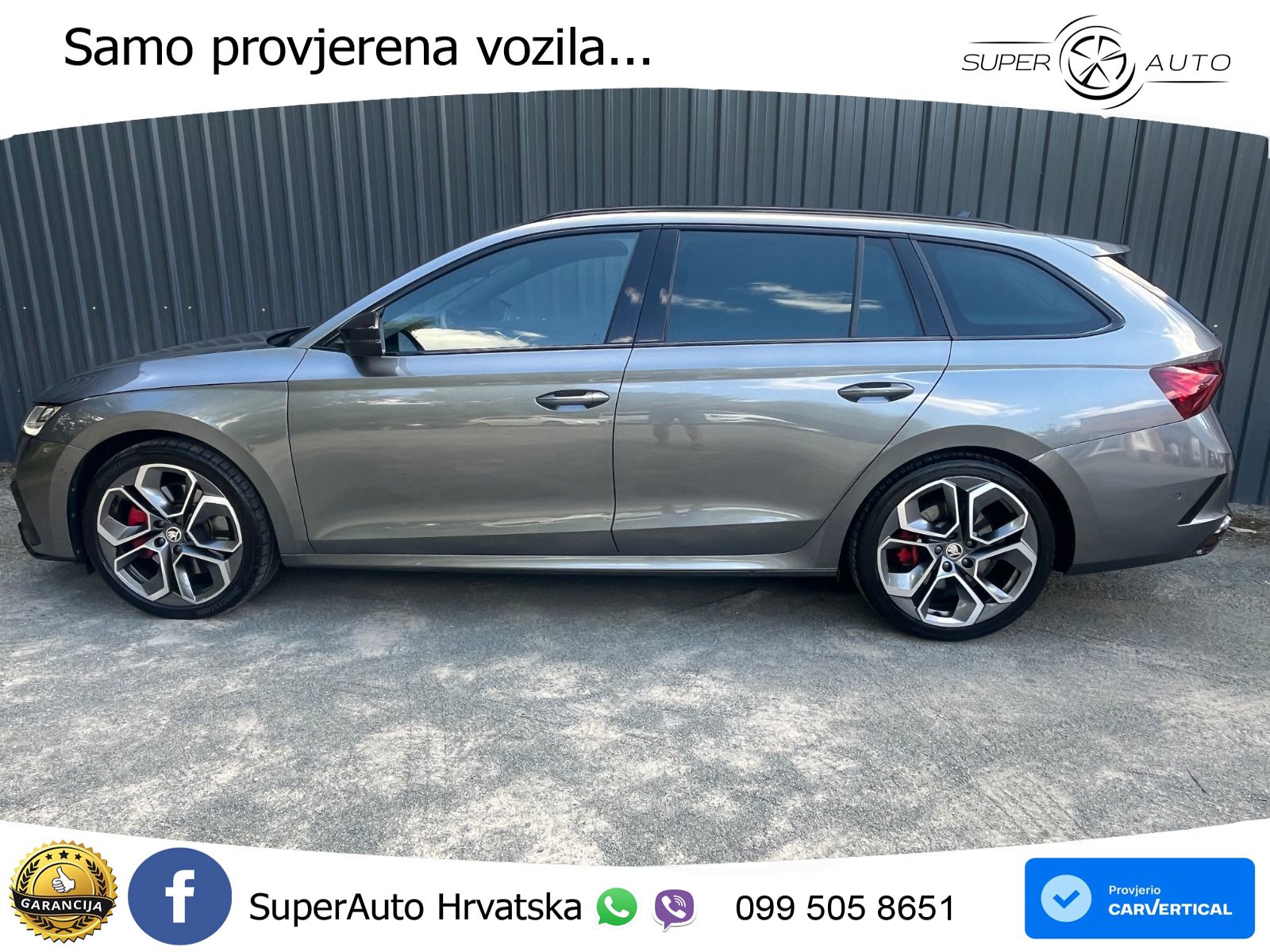 Skoda Octavia IV Combi RS 2.0 TSI (245 KS) DSG LED+GR SJED+ACC