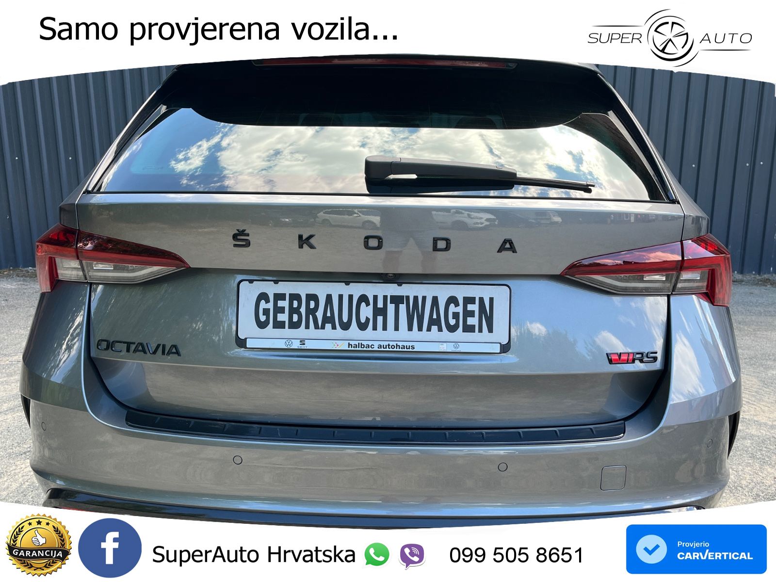 Skoda Octavia IV Combi RS 2.0 TSI (245 KS) DSG LED+GR SJED+ACC