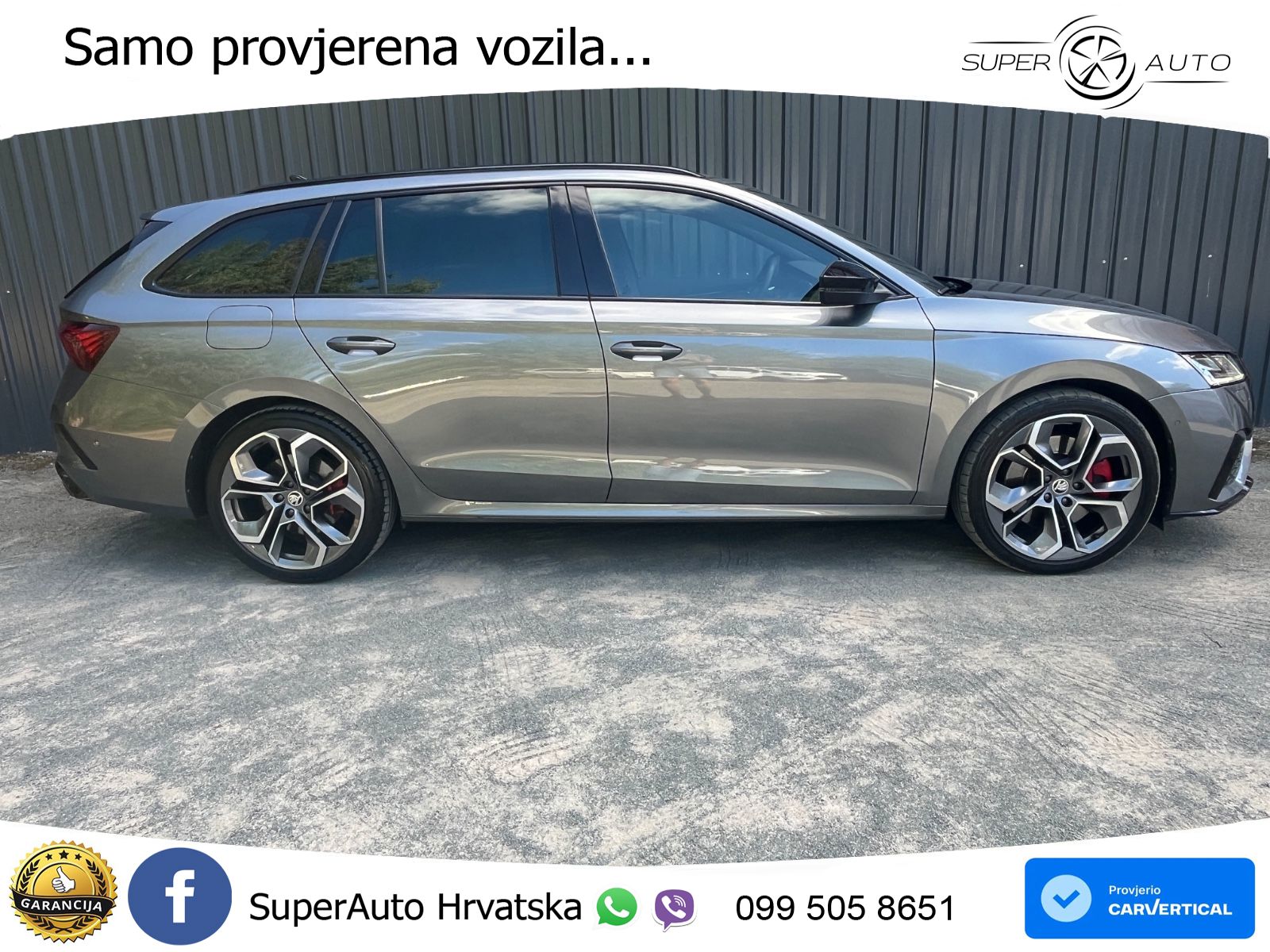 Skoda Octavia IV Combi RS 2.0 TSI (245 KS) DSG LED+GR SJED+ACC