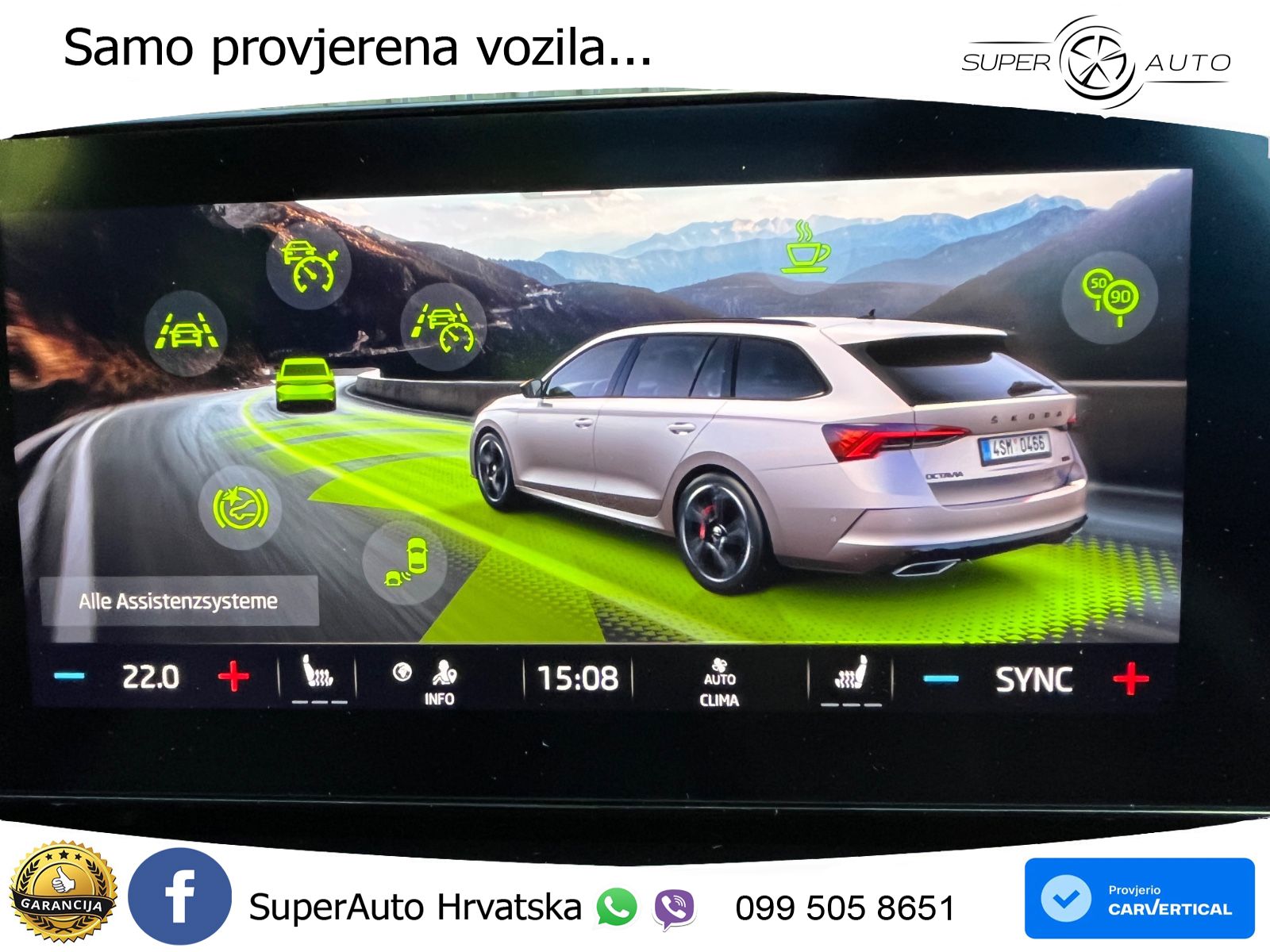 Skoda Octavia IV Combi RS 2.0 TSI (245 KS) DSG LED+GR SJED+ACC