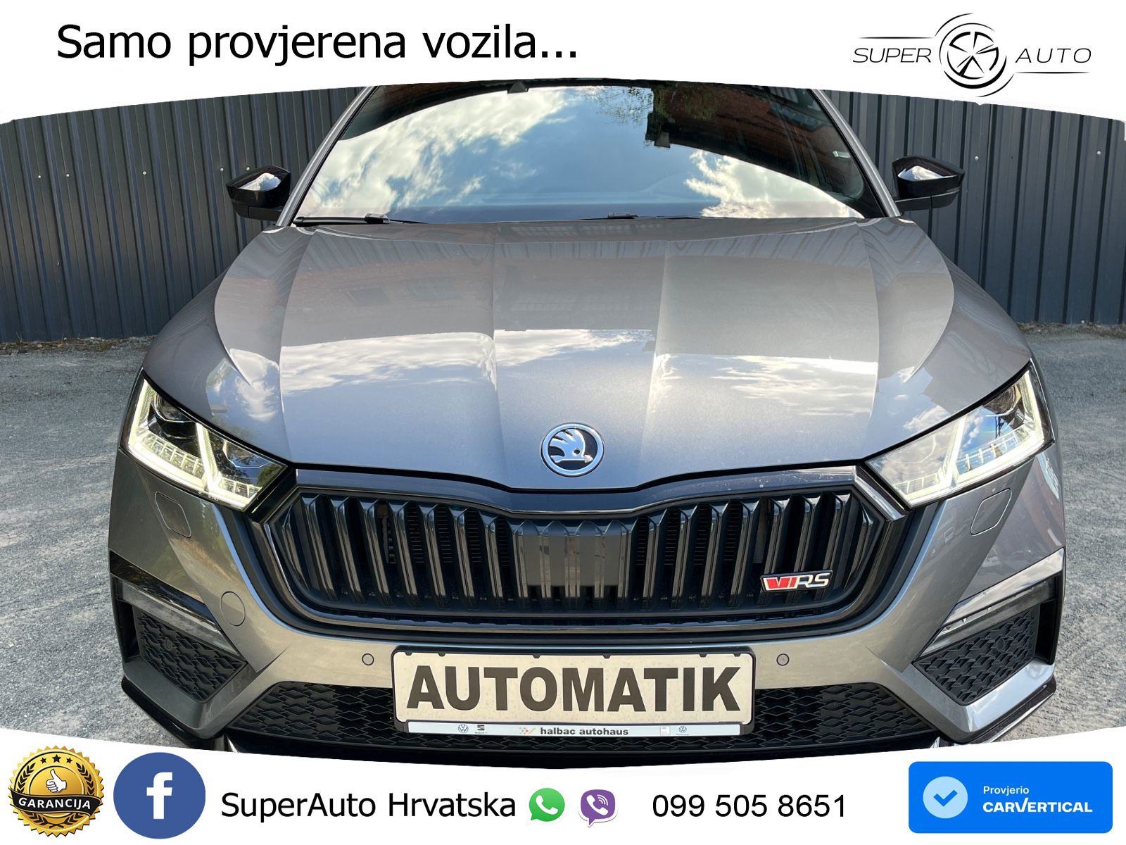 Skoda Octavia IV Combi RS 2.0 TSI (245 KS) DSG LED+GR SJED+ACC