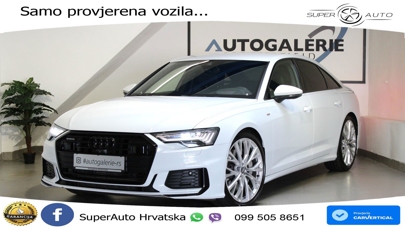 Audi A6 55 TFSI V6 (340 KS) quattro S tronic 2x S line LED+GR SJED+ACC