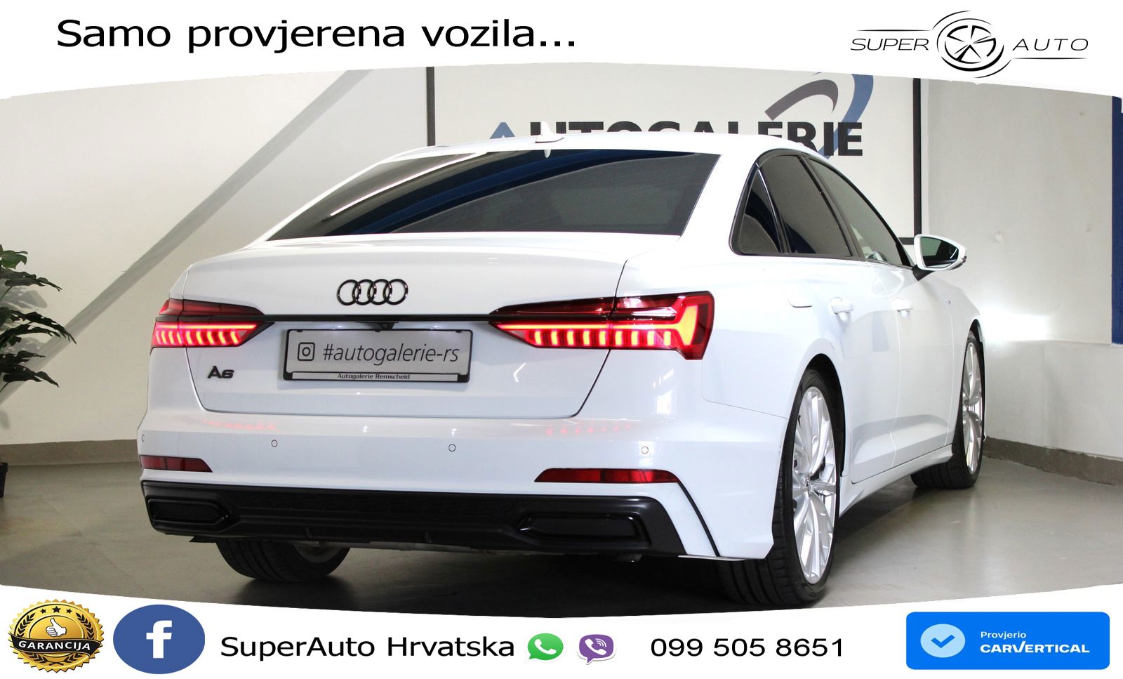 Audi A6 55 TFSI V6 (340 KS) quattro S tronic 2x S line LED+GR SJED+ACC