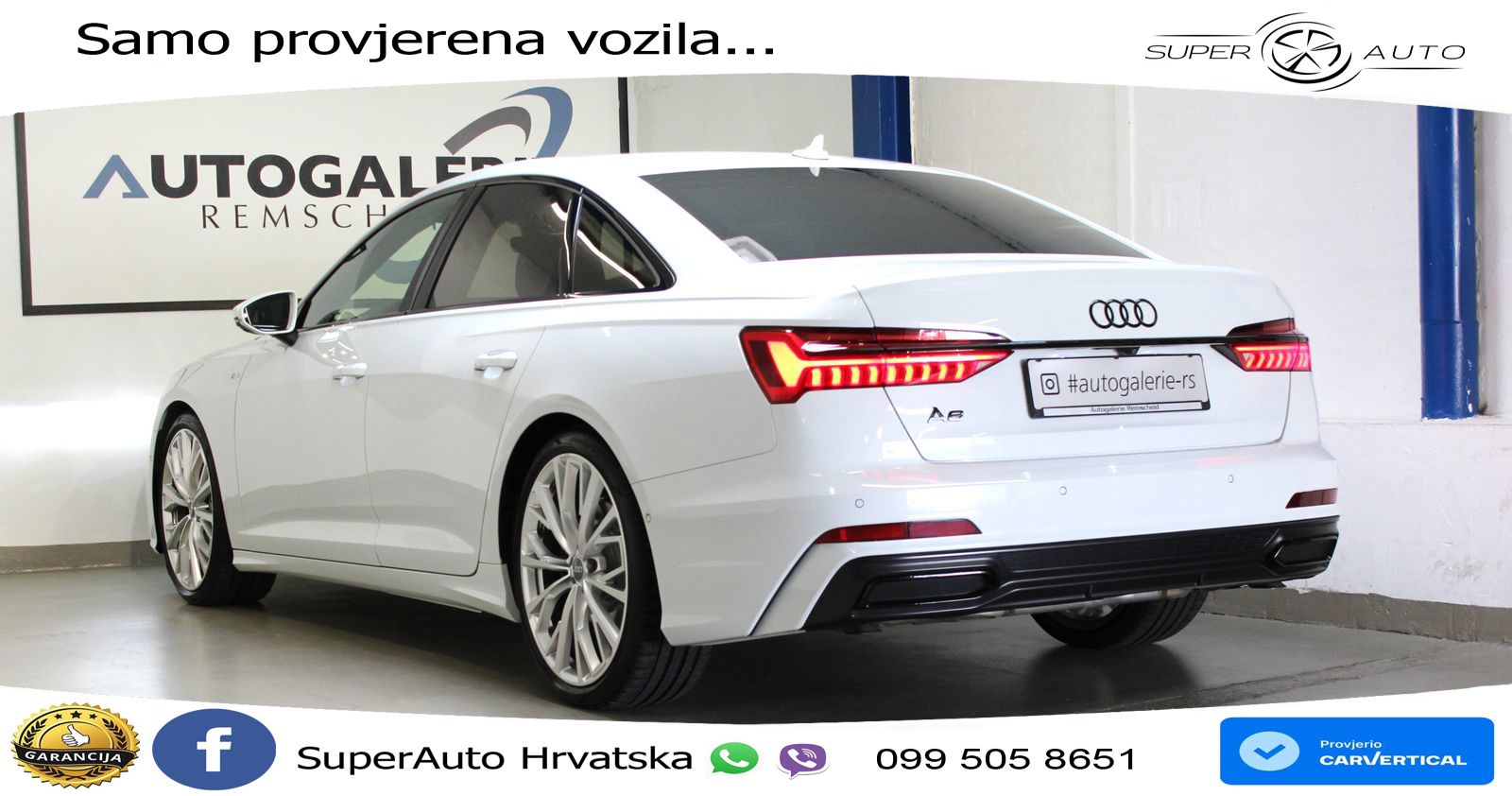 Audi A6 55 TFSI V6 (340 KS) quattro S tronic 2x S line LED+GR SJED+ACC