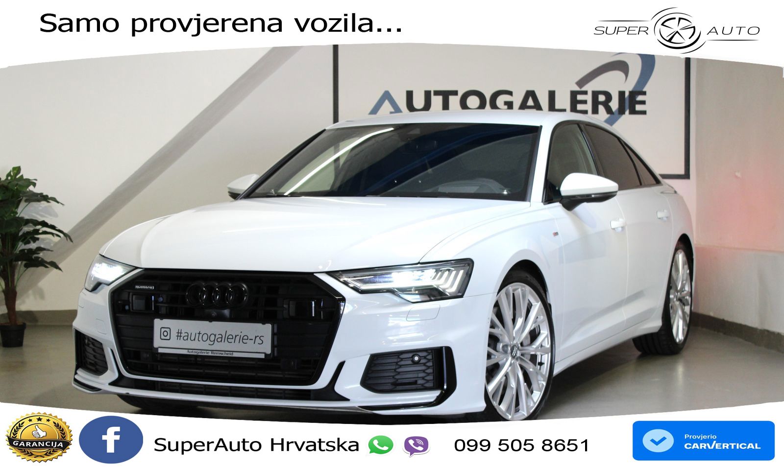 Audi A6 55 TFSI V6 (340 KS) quattro S tronic 2x S line LED+GR SJED+ACC