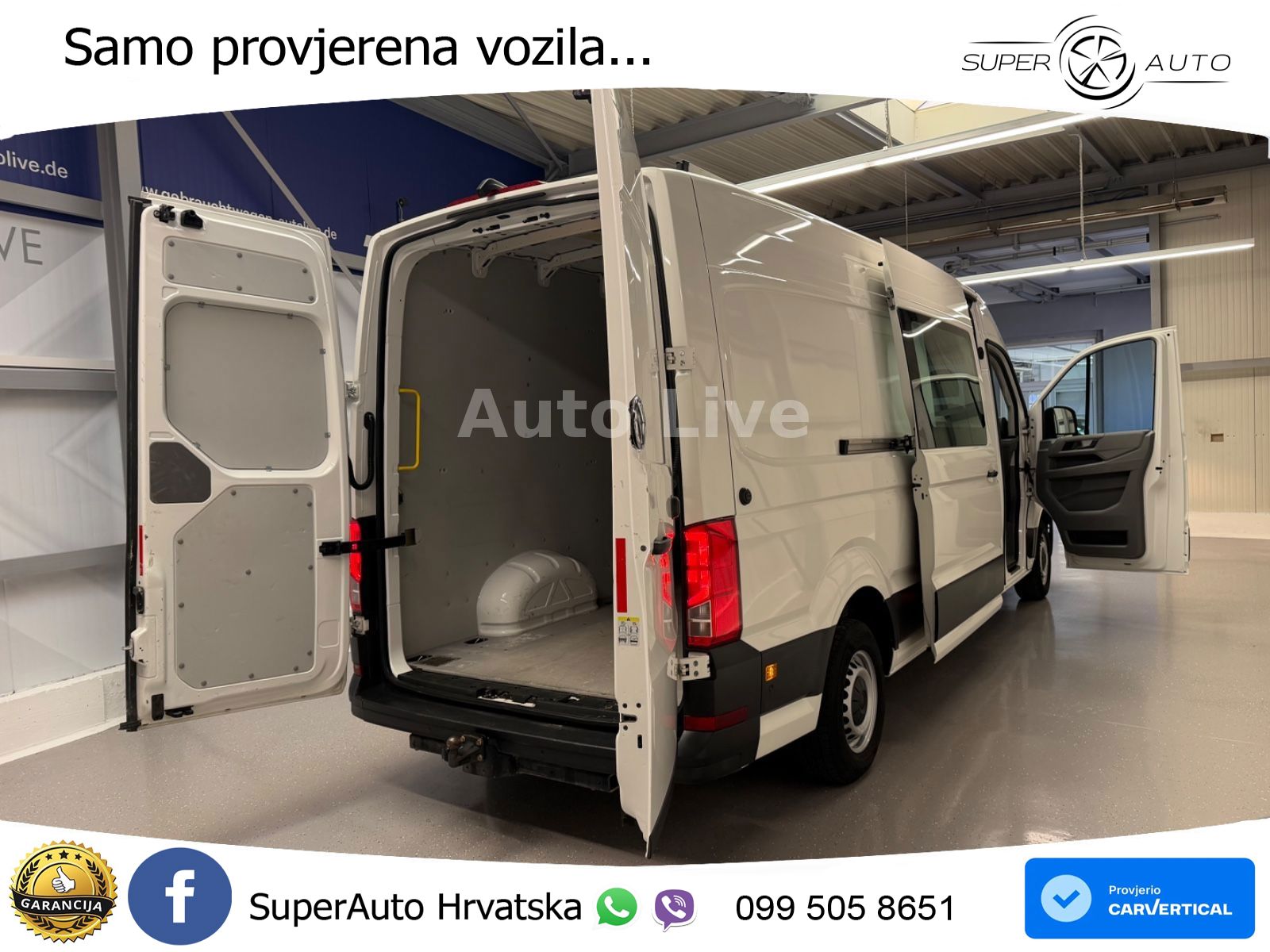 Volkswagen Crafter 35TDI*MAXI-HOCH-LANG*7-STZE*KAMERA*AHK!! 140 KS