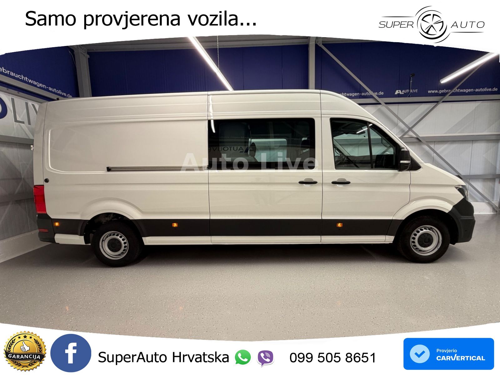 Volkswagen Crafter 35TDI*MAXI-HOCH-LANG*7-STZE*KAMERA*AHK!! 140 KS