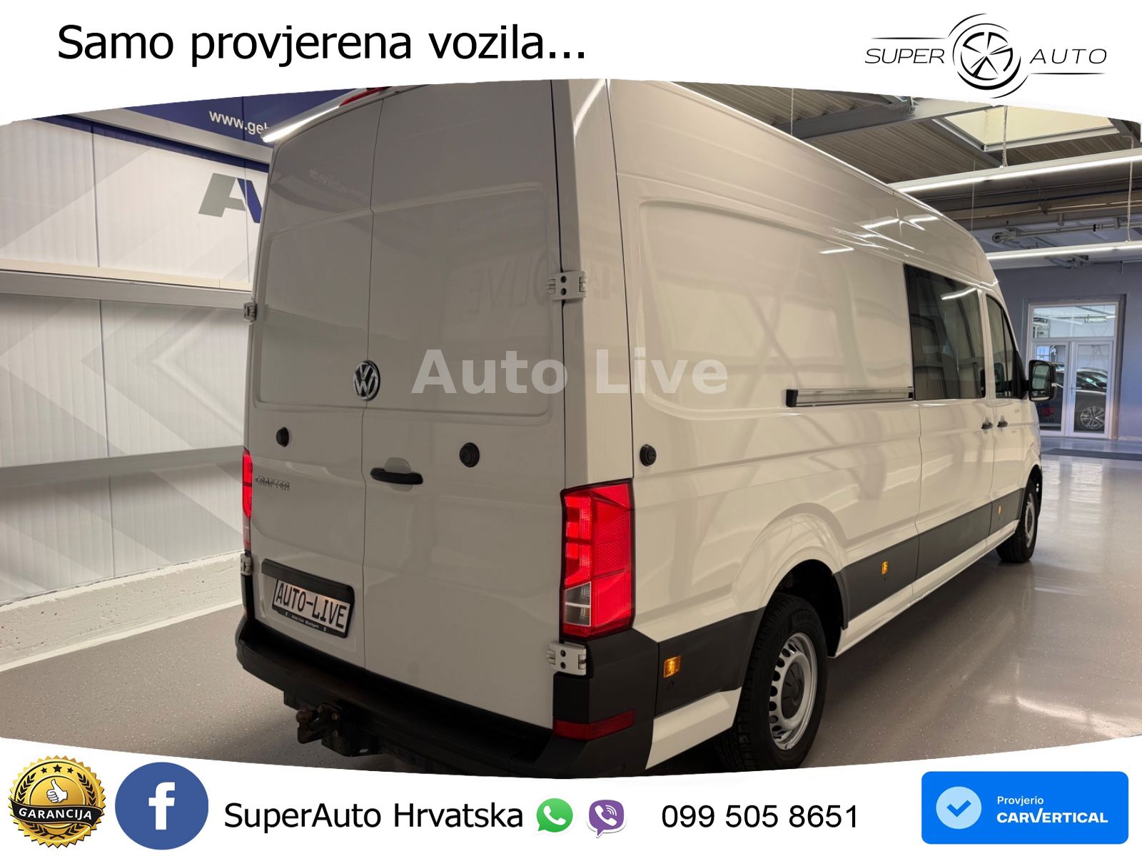 Volkswagen Crafter 35TDI*MAXI-HOCH-LANG*7-STZE*KAMERA*AHK!! 140 KS