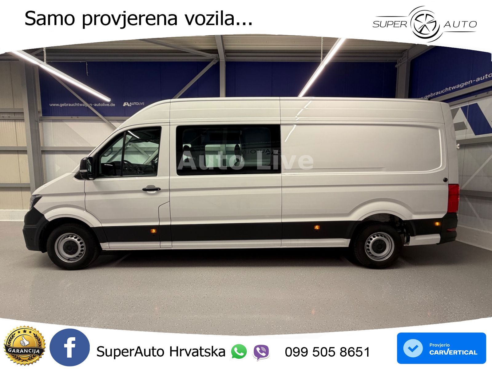 Volkswagen Crafter 35TDI*MAXI-HOCH-LANG*7-STZE*KAMERA*AHK!! 140 KS