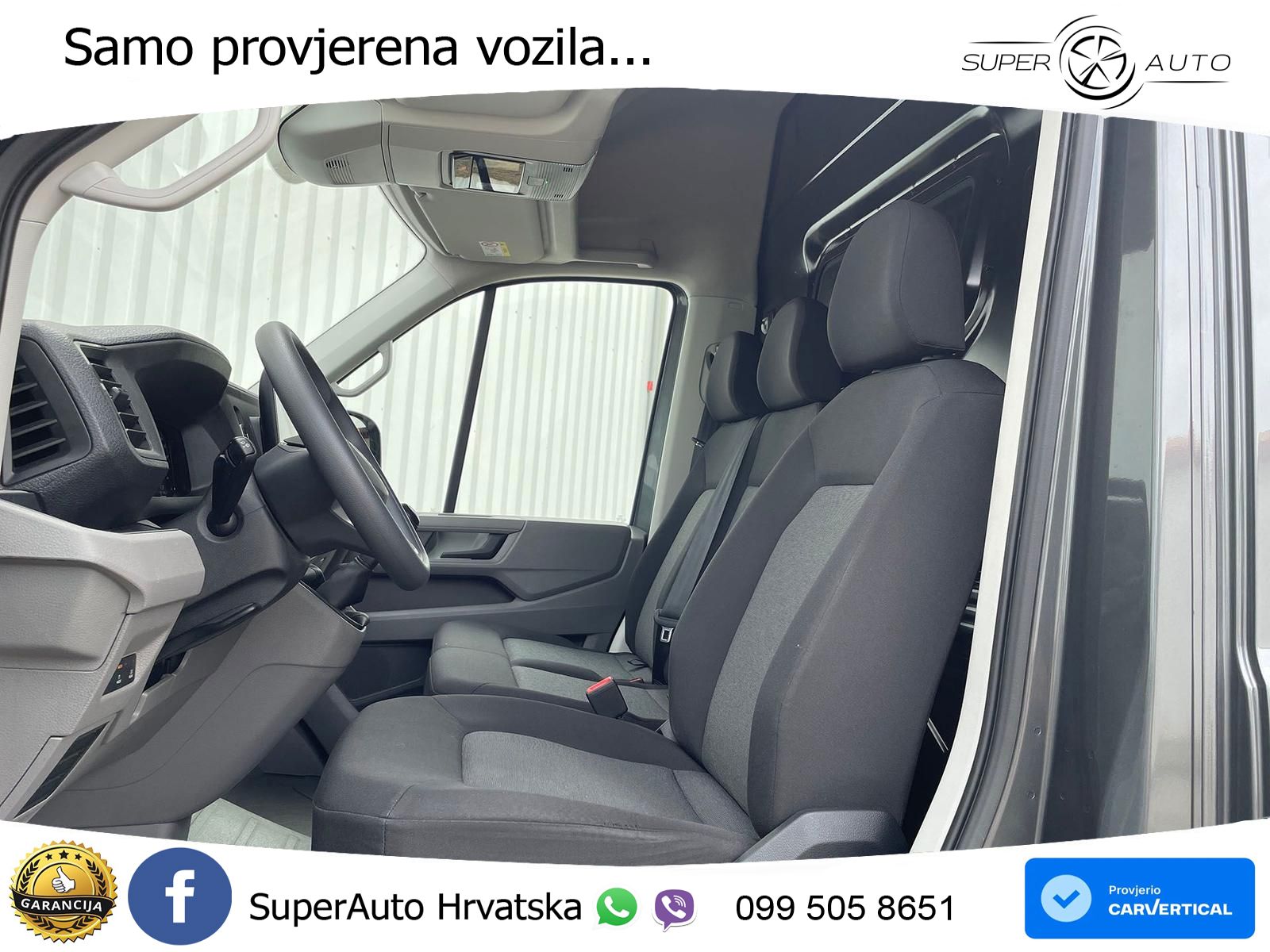 Volkswagen Crafter Kasten 35 L3H3 AHK RFK oh.Schäden 5J.Gar 177 KS