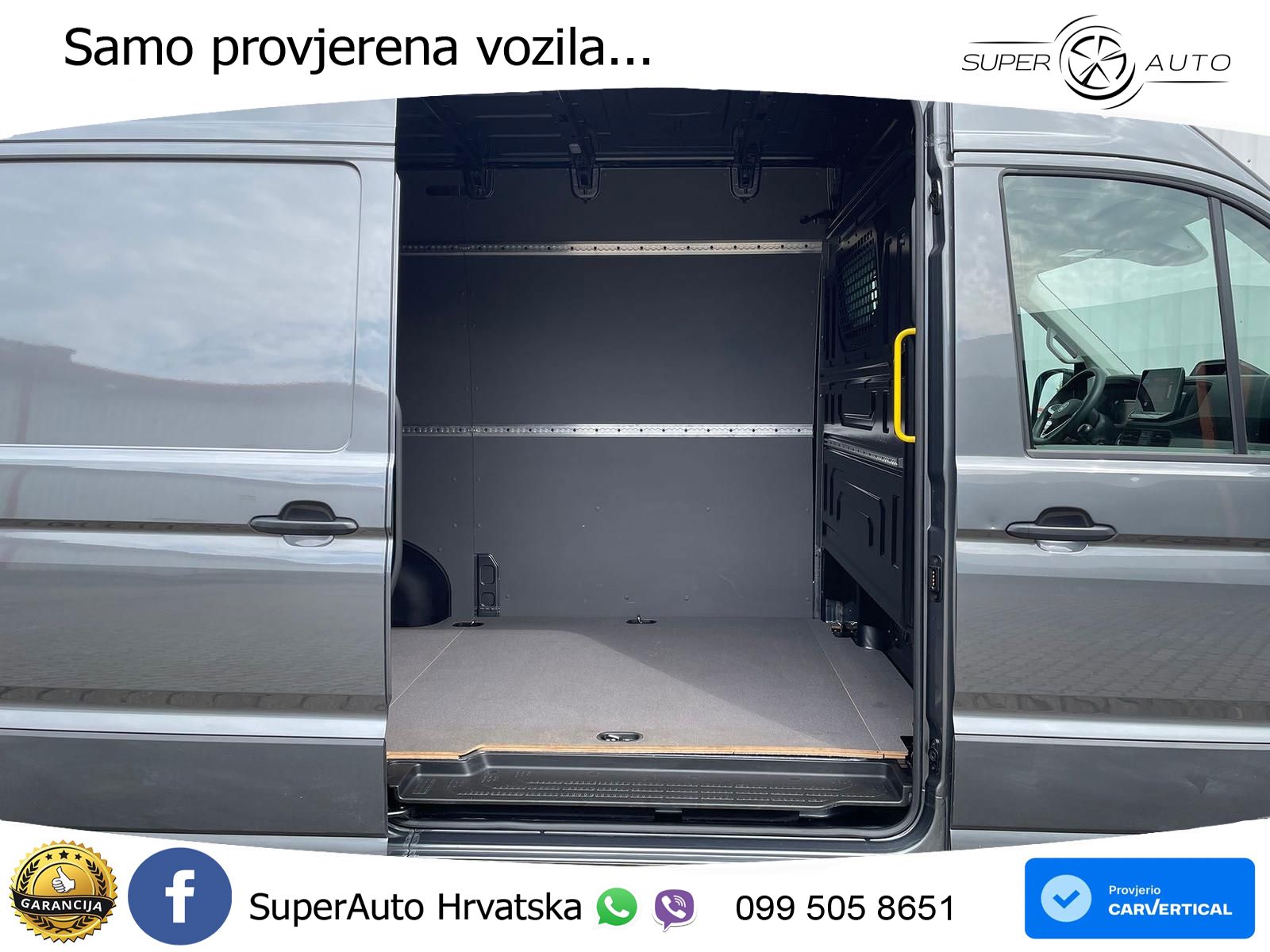 Volkswagen Crafter Kasten 35 L3H3 AHK RFK oh.Schäden 5J.Gar 177 KS