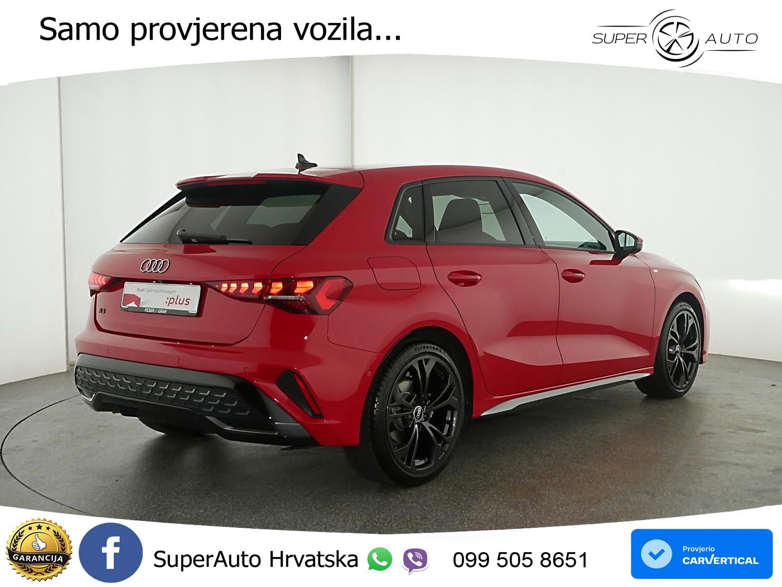 Audi A3 35 TFSI (150 KS) S tronic S line LED+GR SJED+ACC