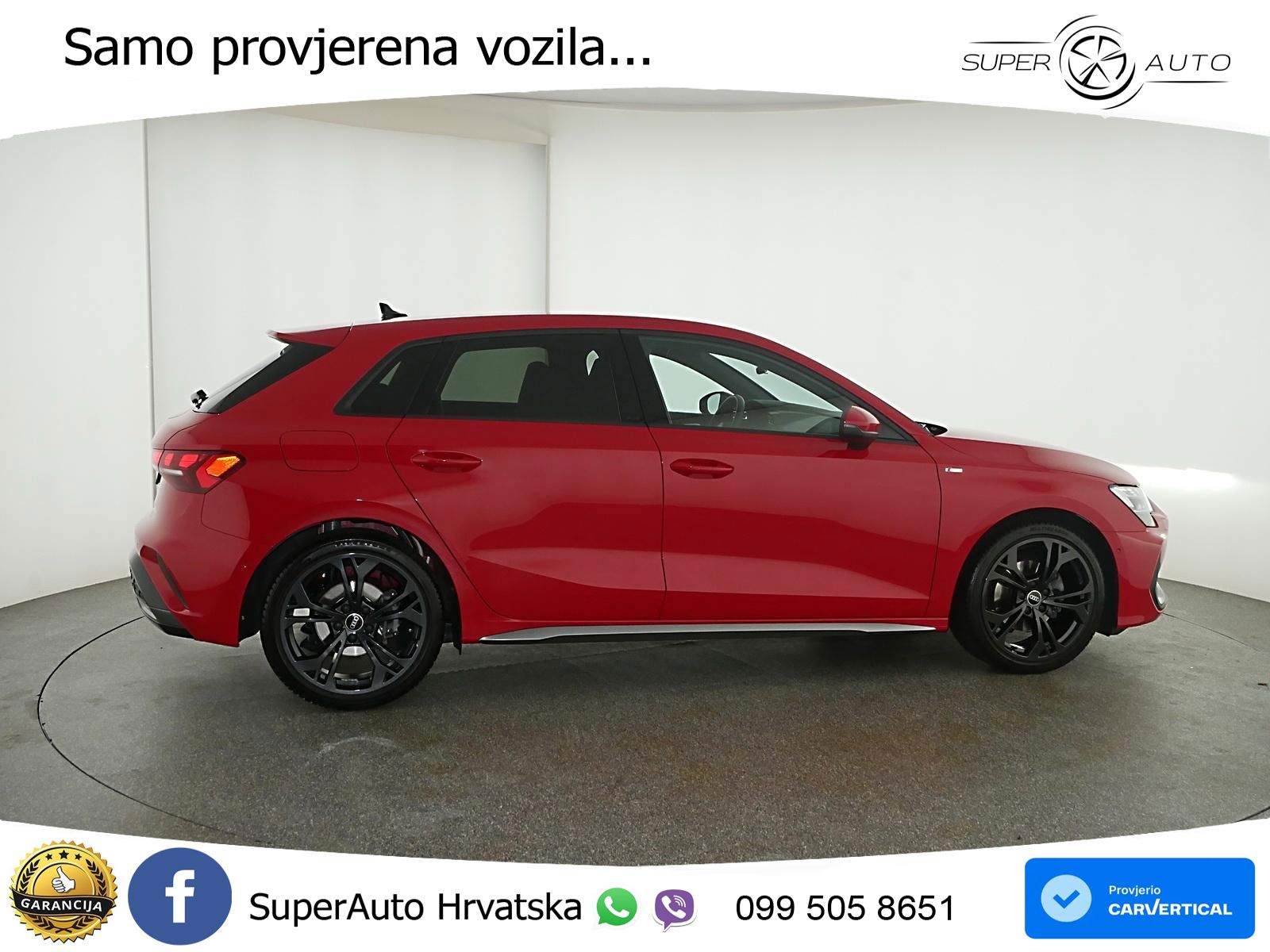 Audi A3 35 TFSI (150 KS) S tronic S line LED+GR SJED+ACC