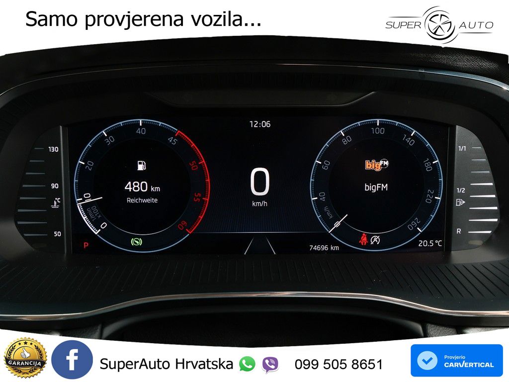 Škoda Octavia Combi 2.0 TDI (150 KS) DSG