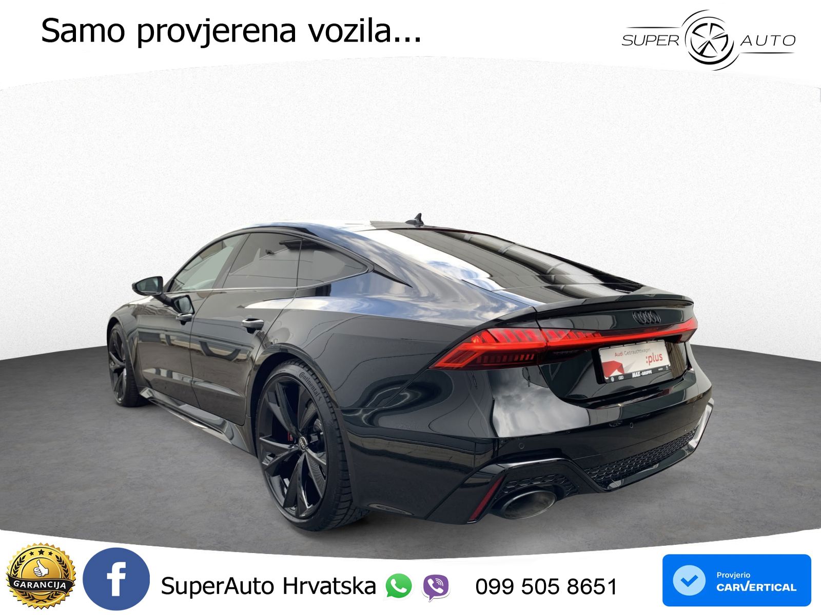 Audi RS7 4.0 TFSI V8 (600 KS) quattro tiptronic LED+GR SJED+ACC