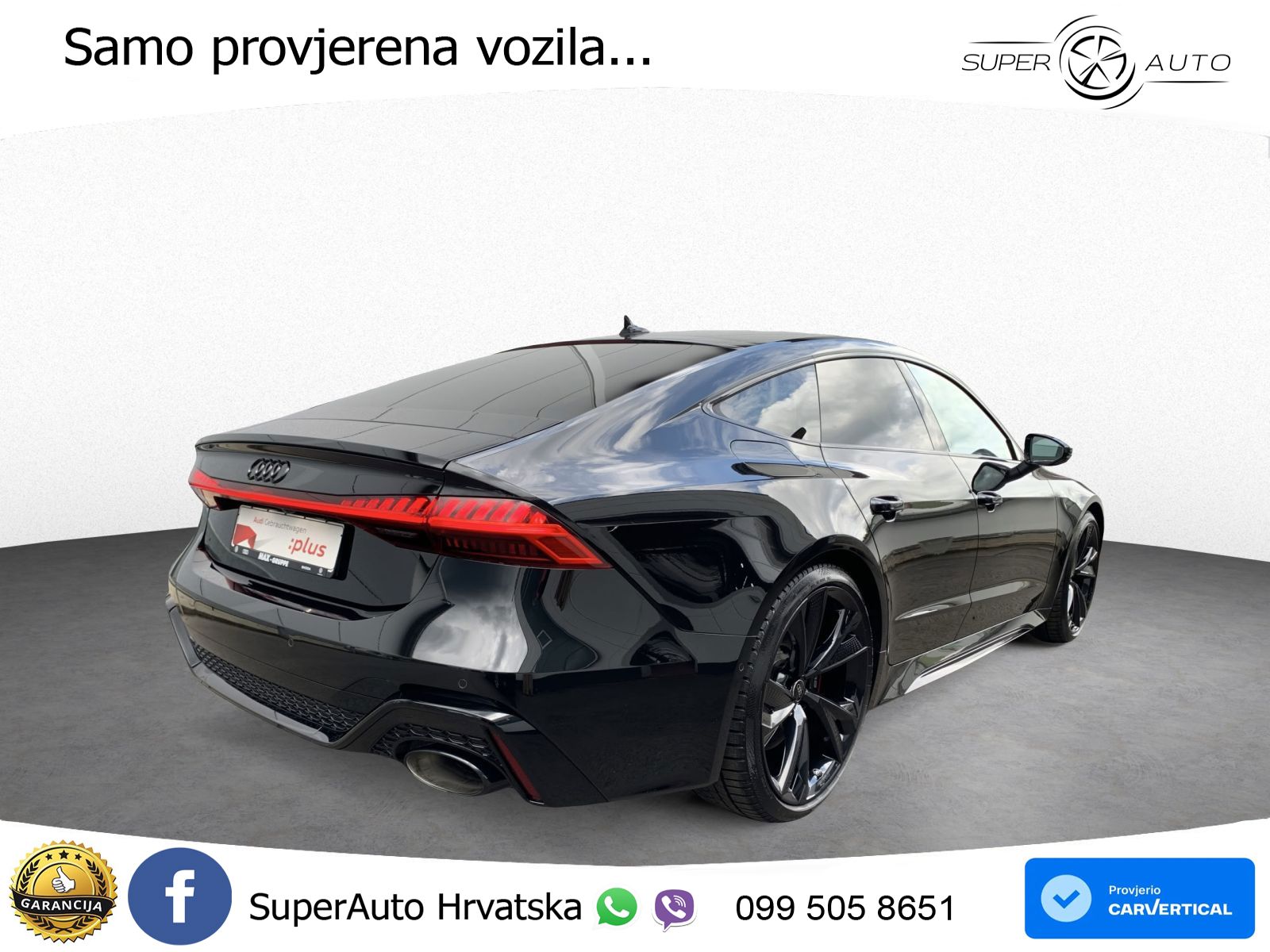Audi RS7 4.0 TFSI V8 (600 KS) quattro tiptronic LED+GR SJED+ACC